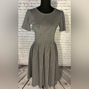 Lularoe zipper back mid length dress
